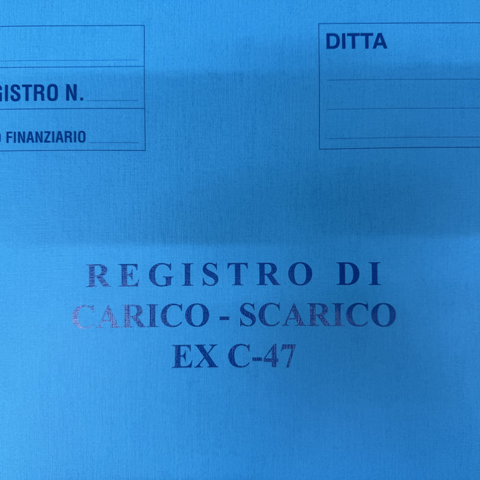 EX C - 47  Registro di Carico e Scarico