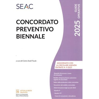 CONCORDATO PREVENTIVO BIENNALE 2025