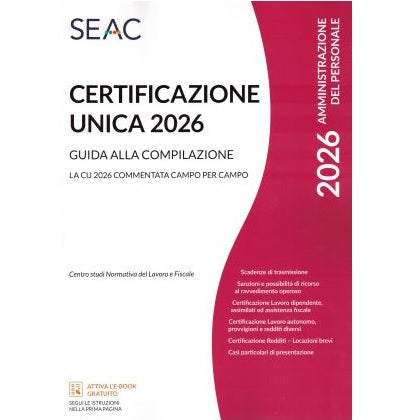 CERTIFICAZIONE UNICA 2026 - Guida alla compilazione