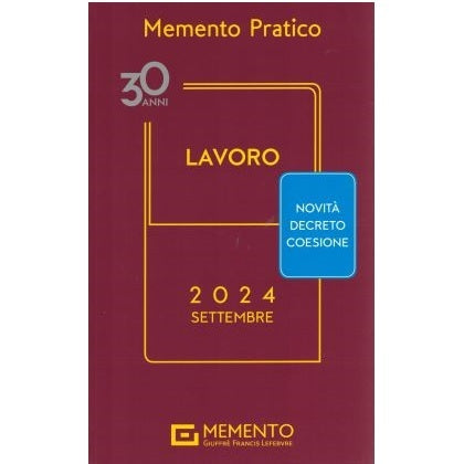 MEMENTO LAVORO 2024