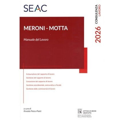 MERONI MOTTA - Manuale del Lavoro