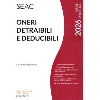 ONERI DETRAIBILI E DEDUCIBILI 2026