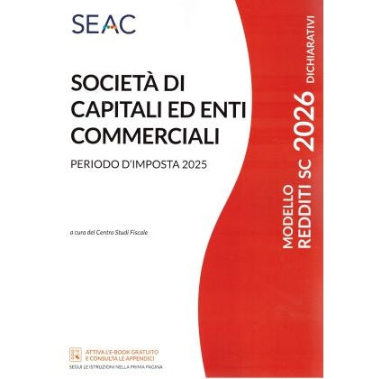 MODELLO REDDITI 2026 - SOCIETA' DI CAPITALI ED ENTI COMMERCIALI