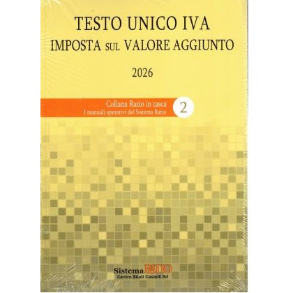 TESTO UNICO IVA - Imposta sul valore aggiunto 2026
