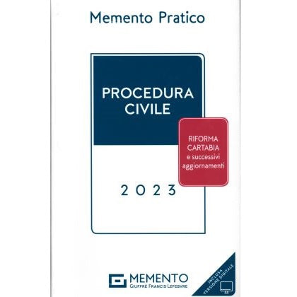 MEMENTO PROCEDURA CIVILE 2023