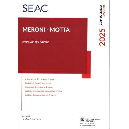 MERONI MOTTA - Manuale del lavoro