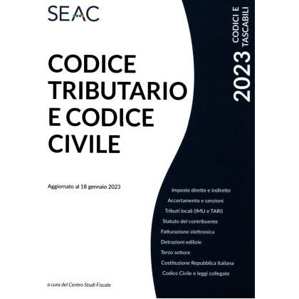 CODICE TRIBUTARIO E CODICE CIVILE 2023