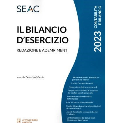 Il BILANCIO D'ESERCIZIO- Redazione E Adempimenti 2023