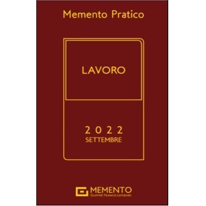 Memento Pratico Lavoro 2022 Ed. Settembre
