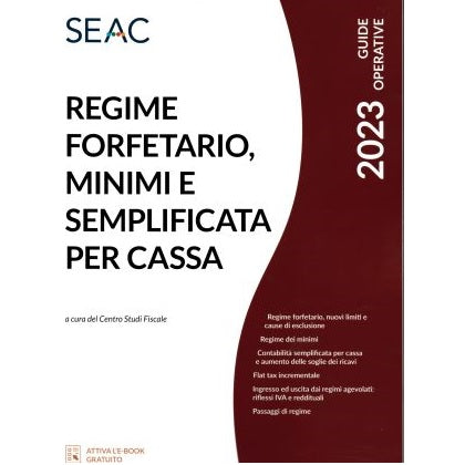 REGIME FORFETARIO, MINIMI E SEMPLIFICATA PER CASSA 2023